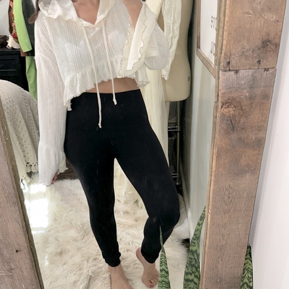 Out from under boho ivory color hooded knit top size small - Picture 1 of 7